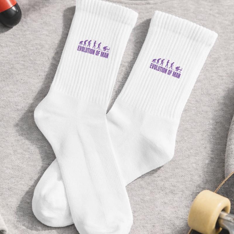 Programmeur Computer Freak Evolution Rétro Chaussettes de tennis bio enfant