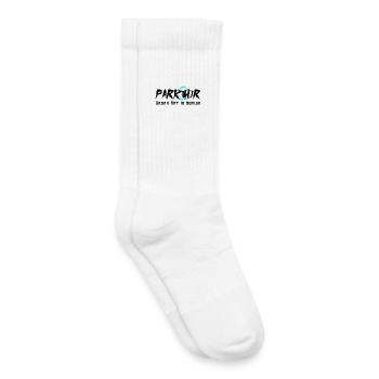 Parkour - Kinder Tennissocken - Weiß - Rechts