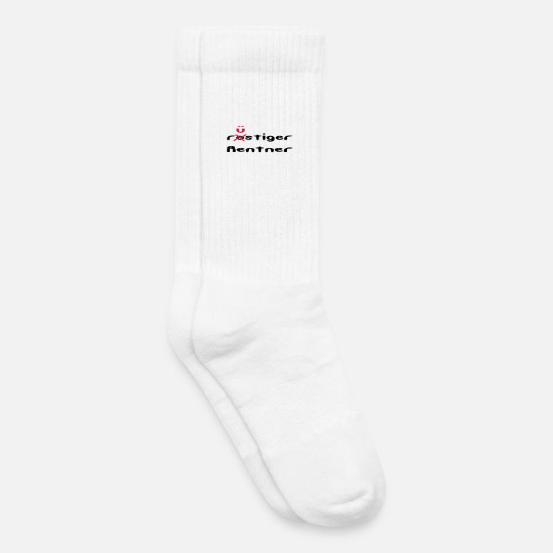 rusty / sprightly pensioner - Kids Tennis Socks - white