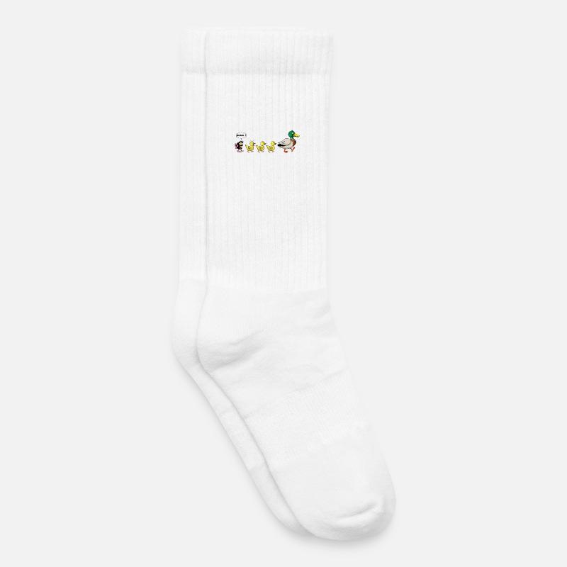 Das hässliche Entlein - Kinder Tennissocken - Weiß