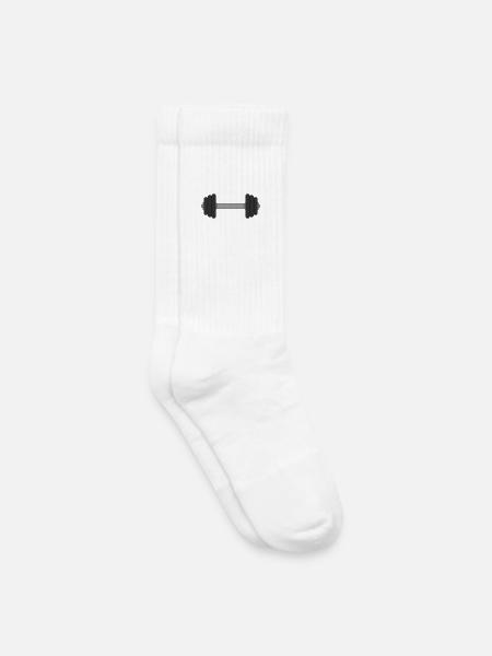 Dumbbell - Kids Tennis Socks - white
