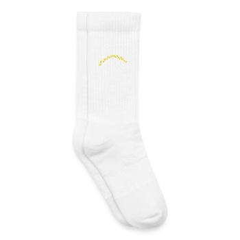 Sternenbogen Halbkreis kleine 3D Sterne - Kinder Tennissocken - Weiß - Rechts