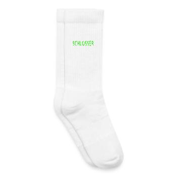 Schlosser Handwerker Design - Kinder Tennissocken - Weiß - Rechts