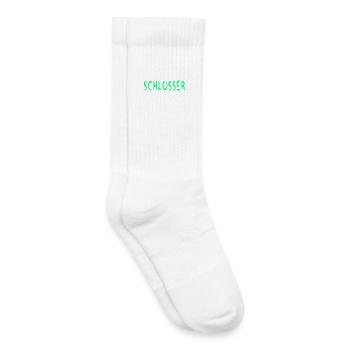 Schlosser Handwerker Design - Kinder Tennissocken - Weiß - Rechts
