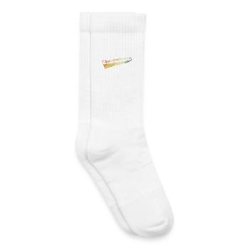 J’aime l’architecture - Chaussettes de tennis bio enfant - blanc - Droite