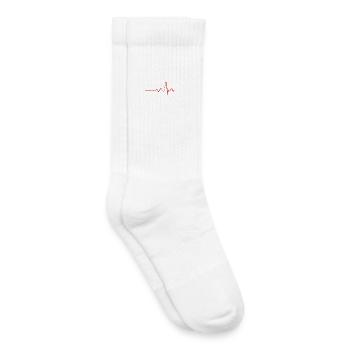 notarzt schriftzug rettung doc w - Kinder Tennissocken - Weiß - Rechts