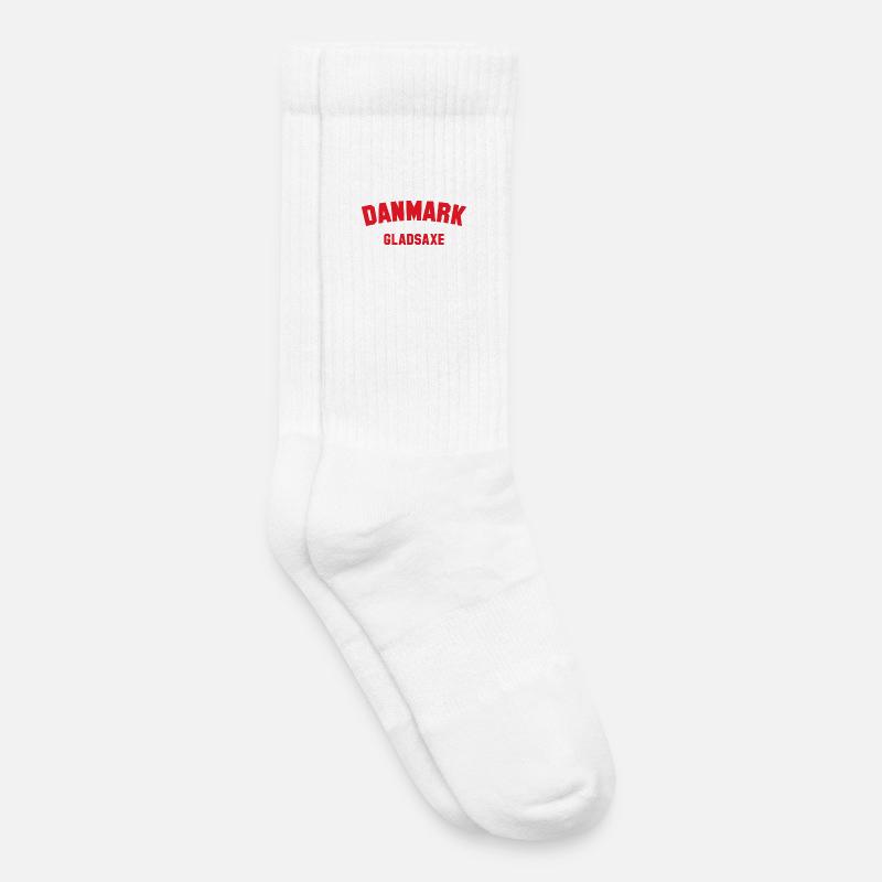 GLADSAXE Danmark Dänemark - Kinder Tennissocken - Weiß