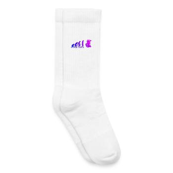Statement für alle Motocross - Kinder Tennissocken - Weiß - Rechts