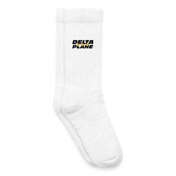 Logo Delta Plane Étoiles d'Excellence - Chaussettes de tennis bio enfant - blanc - Droite