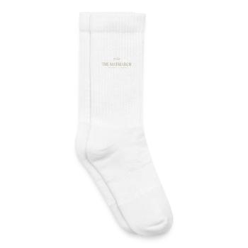 Matriarch Logo Botanical Style - Kids Tennis Socks - white - Right