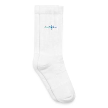 Geschenkidee für eine Dance-Fanin mit Hip-Hop-Tanz - Kinder Tennissocken - Weiß - Rechts