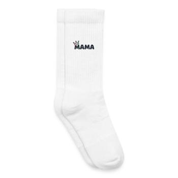 Maman Reine Héritière Meilleure Maman de la Fête des Mères - Chaussettes de tennis bio enfant - blanc - Droite