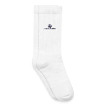 Sirène au cœur Emblème de la Coquille - Chaussettes de tennis bio enfant - blanc - Droite