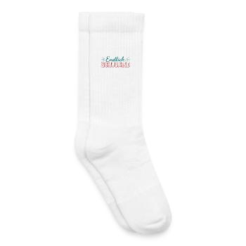 Endlich Schulkind Schulstart - Kinder Tennissocken - Weiß - Rechts