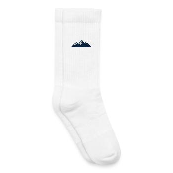 Gebirge Berge Silhouette - Kinder Tennissocken - Weiß - Rechts