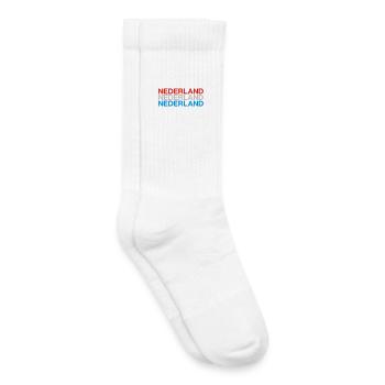 NIEDERLANDE Nederland Netherlands Holland - Kinder Tennissocken - Weiß - Rechts