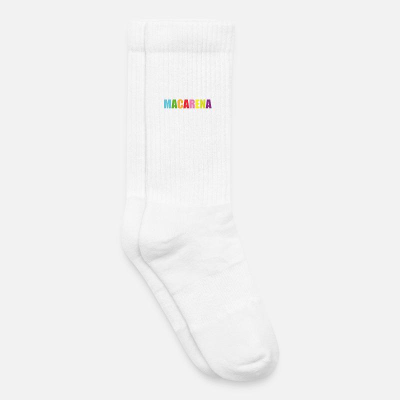 hey Macarena - Kinder Tennissocken - Weiß