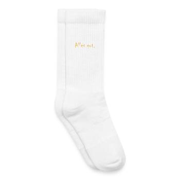 Alles gut - Kinder Tennissocken - Weiß - Rechts