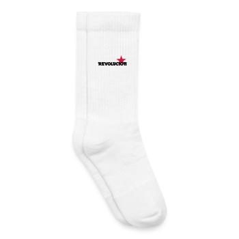 [ Revolucion ] - Kids Tennis Socks - white - Right