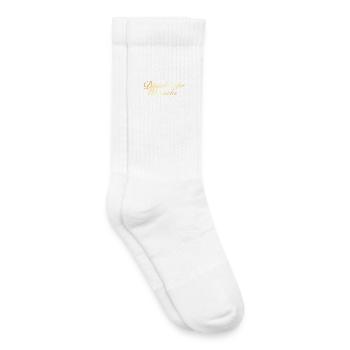 Düsseldorfer Mädsche - Mädchen aus Düsseldorf - Kinder Tennissocken - Weiß - Rechts