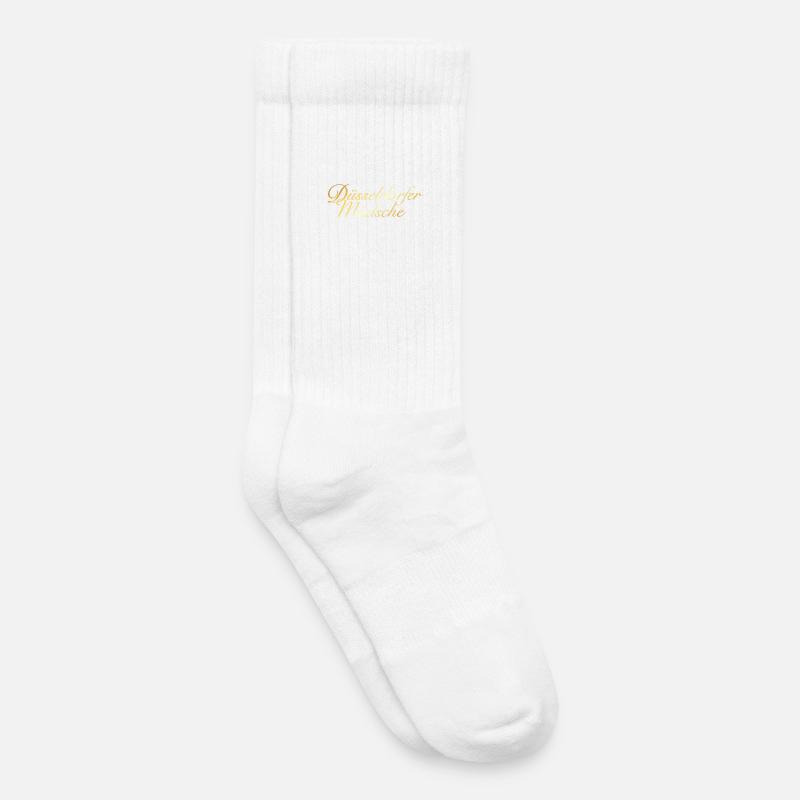 Düsseldorfer Mädsche - Mädchen aus Düsseldorf - Kinder Tennissocken - Weiß