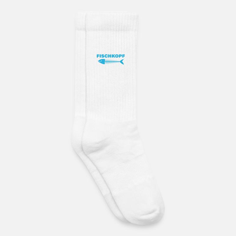 FISCHKOPF - Kinder Tennissocken - Weiß