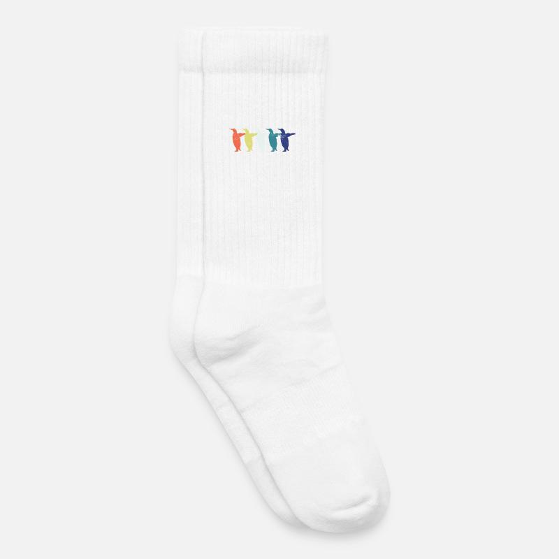 Pinguin Pinguine - Kinder Tennissocken - Weiß