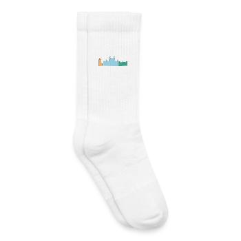 Majorque - Chaussettes de tennis bio enfant - blanc - Droite