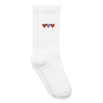 VALENTINSTAG. Junggesellinnenabschied. ICH LIEBE DICH. ICH LIEBE DICH. LIEBE - Kinder Tennissocken - Weiß - Rechts