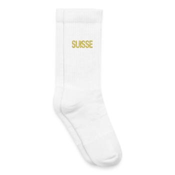SCHWEIZ. LAND. GENF. SCHWEIZ. HUMOR. LAND - Kinder Tennissocken - Weiß - Rechts