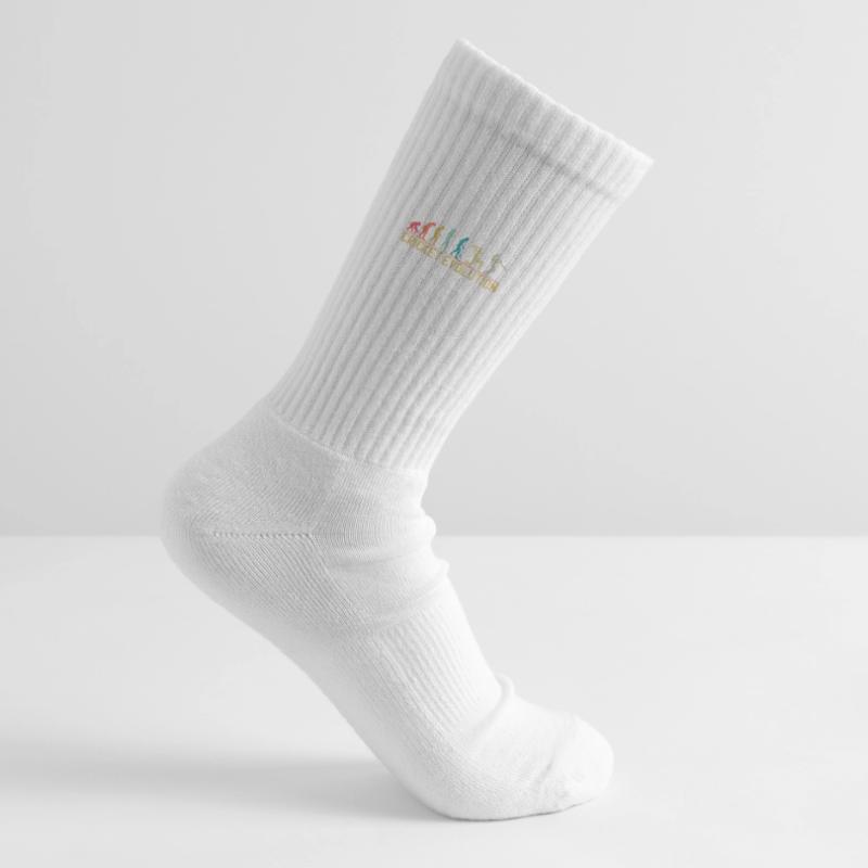 Conception sur le thème de Cricket Evolution Chaussettes de tennis bio enfant