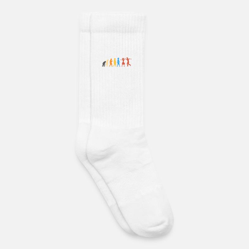 Danse Swing - Le plus haut niveau d’évolution (2) - Chaussettes de tennis bio enfant - blanc