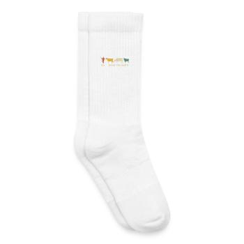 Ich Meine Follower Kühe Kuh - Kinder Tennissocken - Weiß - Rechts