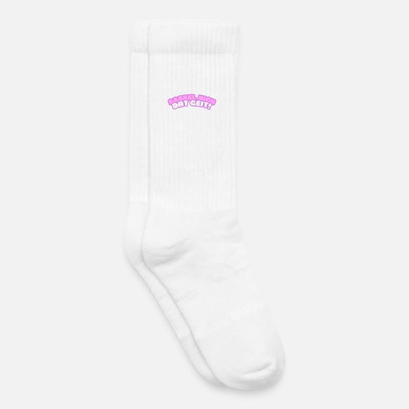 Sabbel nich - dat geit! - Kinder Tennissocken - Weiß