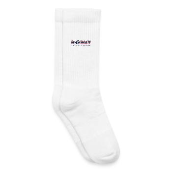 La Norvège, où mon histoire a commencé, héritage nordique - Chaussettes de tennis bio enfant - blanc - Droite