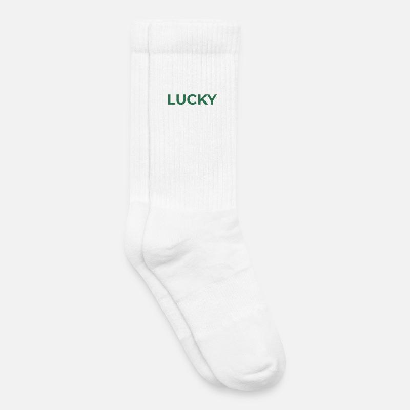 Lucky By Default - Kinder Tennissocken - Weiß
