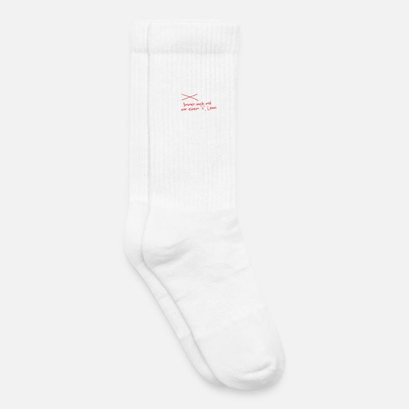 Alter weiser Mann - Kinder Tennissocken - Weiß