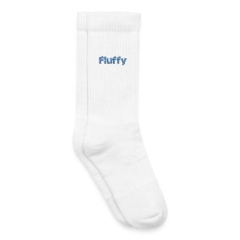 Fluffy - Kids Tennis Socks - white - Right