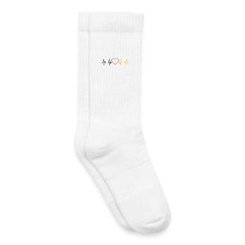 Deutschland Herzschlag  - Kinder Tennissocken - Weiß - Rechts