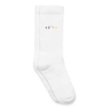 Deutschland Herzschlag - Kinder Tennissocken - Weiß - Rechts