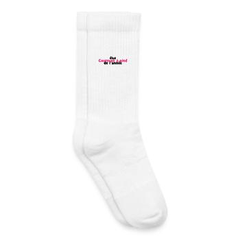 Course à Pied / Running / Jogging / Coureur - Chaussettes de tennis bio enfant - blanc - Droite