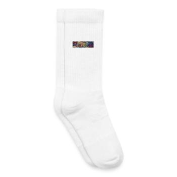 Kosmischer Wirbel Abstrakter Nebel - Kinder Tennissocken - Weiß - Rechts