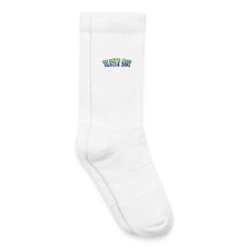 Skater Girl Design - Kids Tennis Socks - white - Right