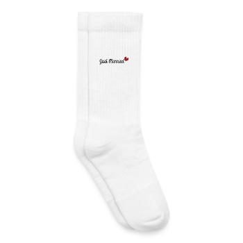 ICH HABE GERADE GEHEIRATET. Junggesellinnenabschied. VALENTINSTAG. PAAR. LIEBE - Kinder Tennissocken - Weiß - Rechts