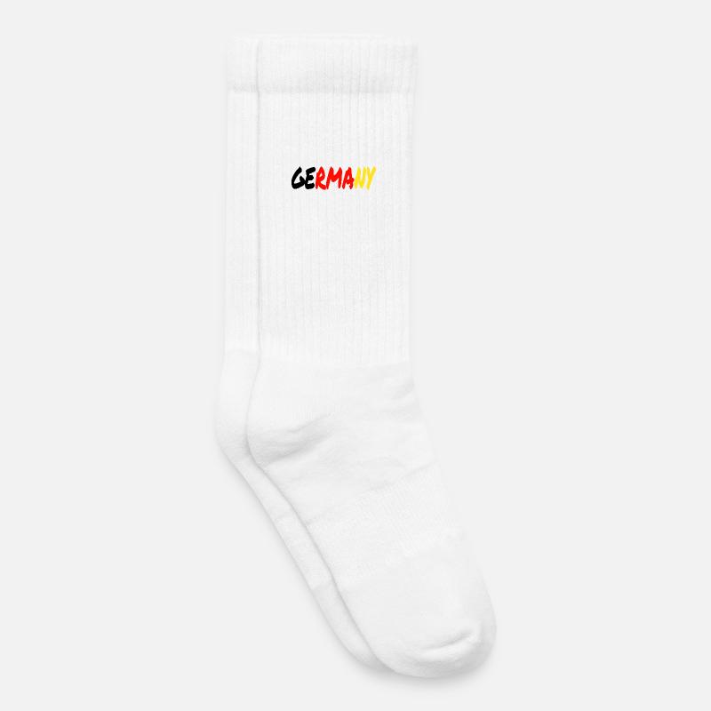 GERMANY Gradient Pinsel-Look - Kinder Tennissocken - Weiß