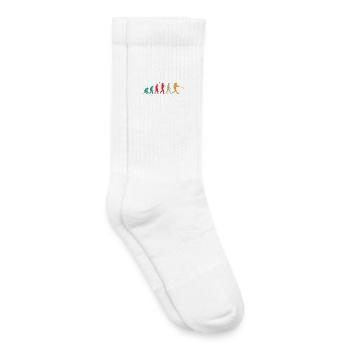 Basketball Evolution - Kinder Tennissocken - Weiß - Rechts