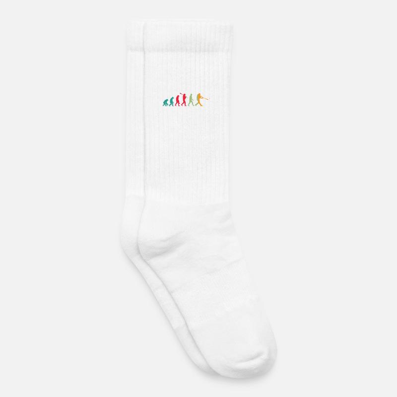 Basketball Evolution - Kinder Tennissocken - Weiß