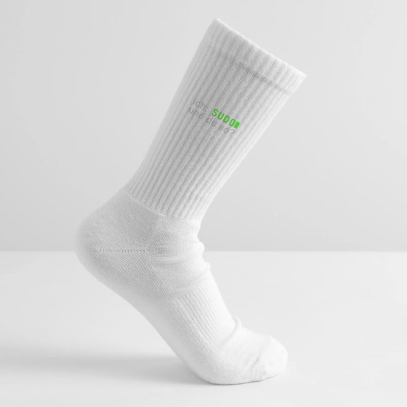 ich: SUDO und du so? Linux Spruch - Programmierer Kinder Tennissocken
