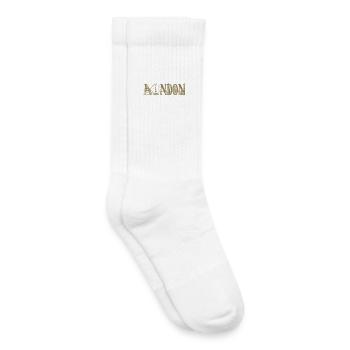 London Großbritannien England Silhouette - Kinder Tennissocken - Weiß - Rechts