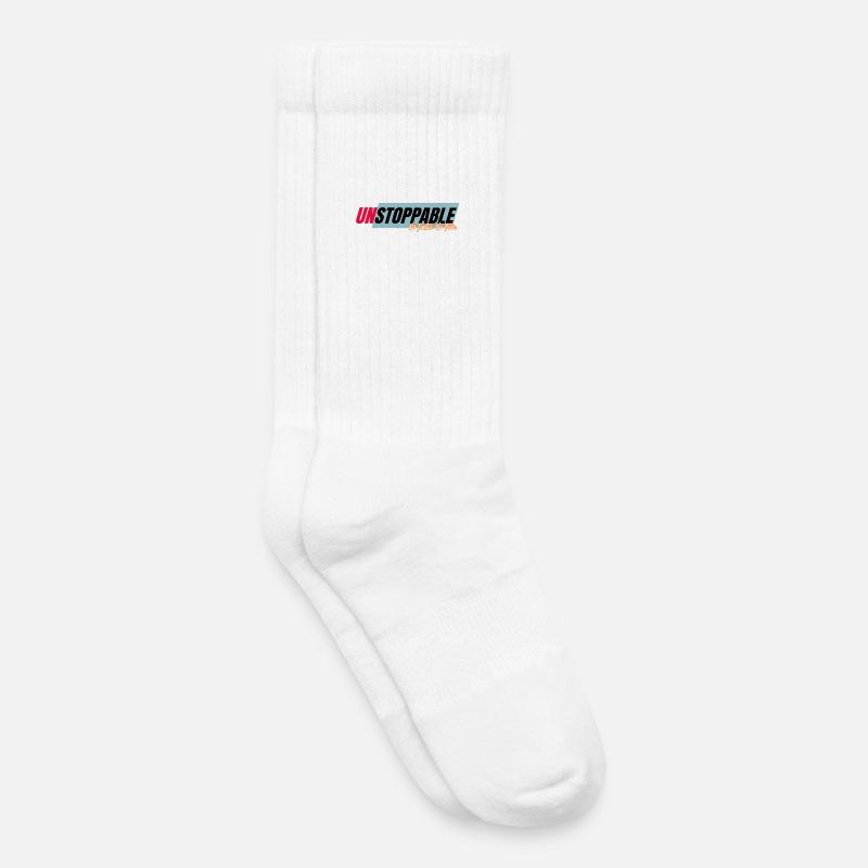 Unstoppable without limits - Kids Tennis Socks - white